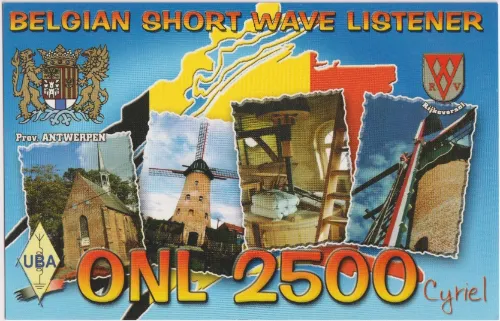 ONL2500 SWL-QSL-Karte