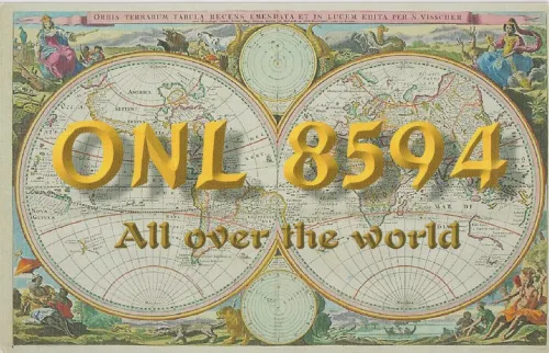 ONL8594 SWL-QSL-Karte
