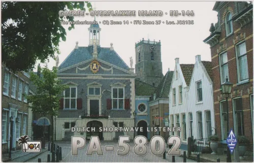 PA-5802 SWL-QSL-Karte