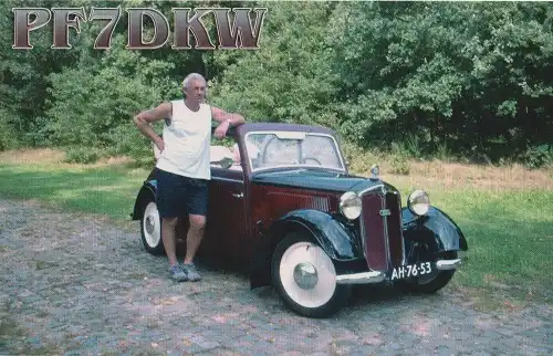 PF7DKW çağrı işaretine ait QSL kartı