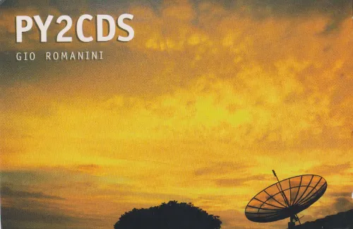 Carte QSL de l’indicatif radioamateur PY2CDS
