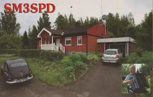 SM3SPD çağrı işaretine ait QSL kartı