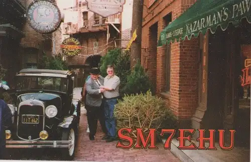 SM7EHU çağrı işaretine ait QSL kartı