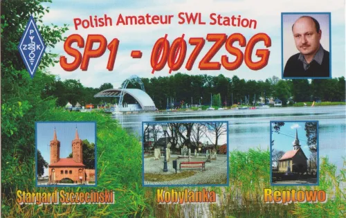 SP1-007ZSG-2 SWL-QSL-Karte