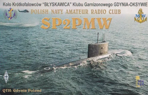 Carte QSL de l’indicatif radioamateur SP2PMW