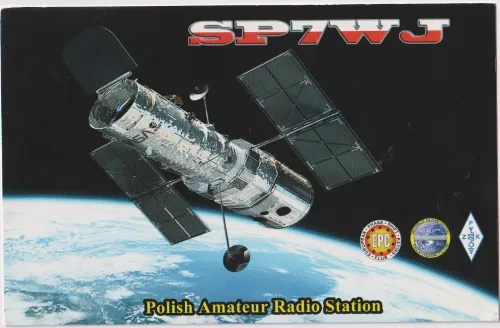 Carte QSL de l’indicatif radioamateur SP7WJ