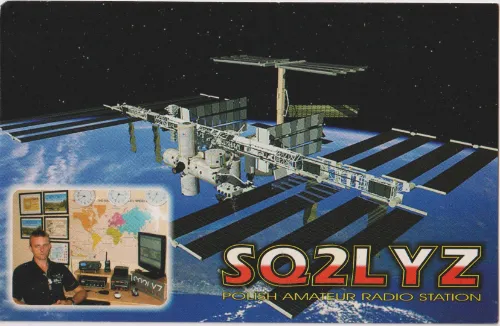 Carte QSL de l’indicatif radioamateur SQ2LYZ
