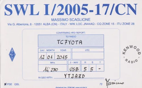 I-2005-17-CN SWL-QSL-Karte