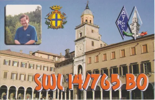 I1-765-BO SWL-QSL-Karte