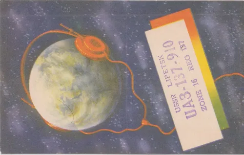 UA3-137-910 SWL QSL kartı