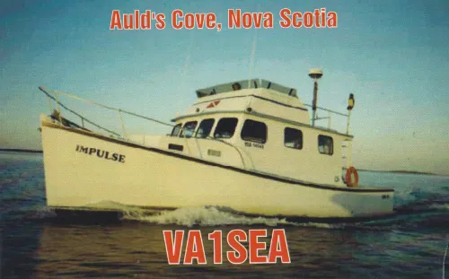 Carte QSL de l’indicatif radioamateur VA1SEA